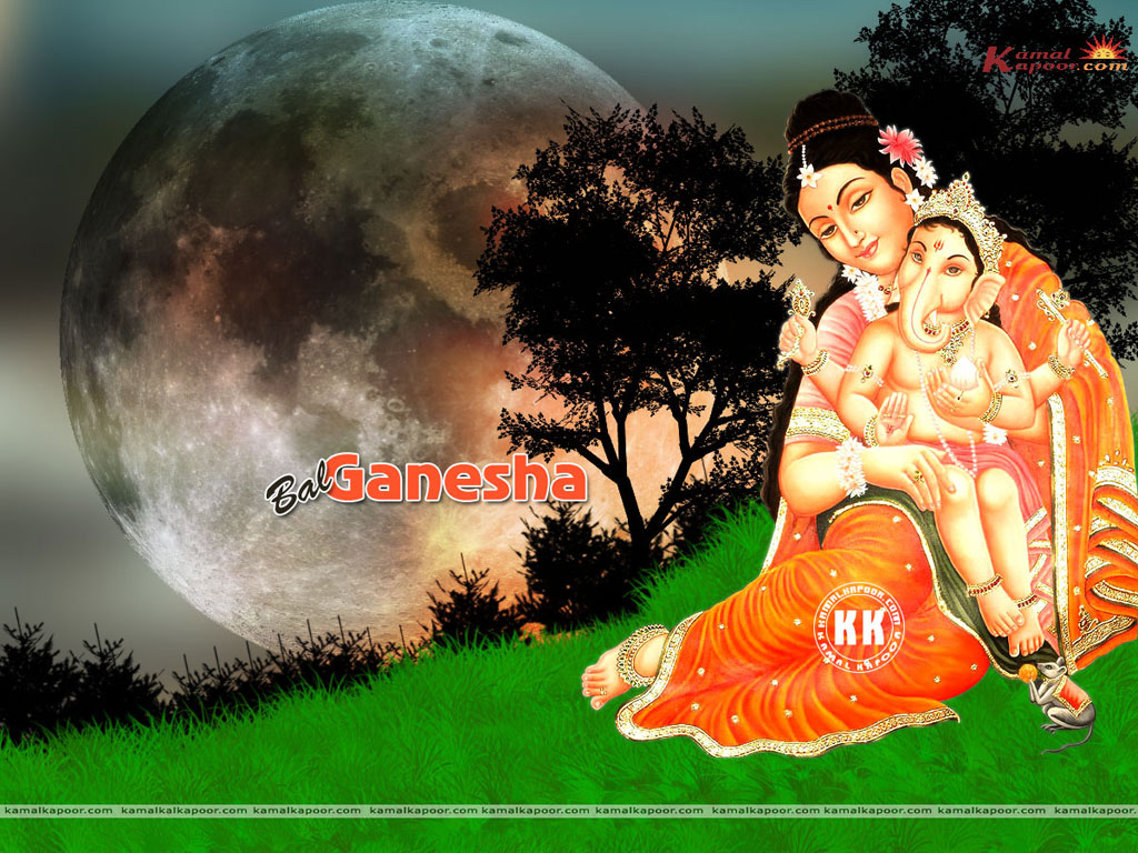 Bal Ganesha Wallpaper
